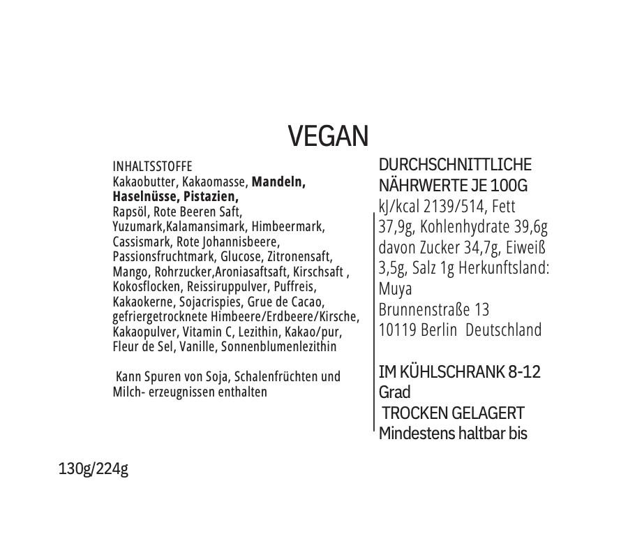 9 Pralinen zusammenstellen